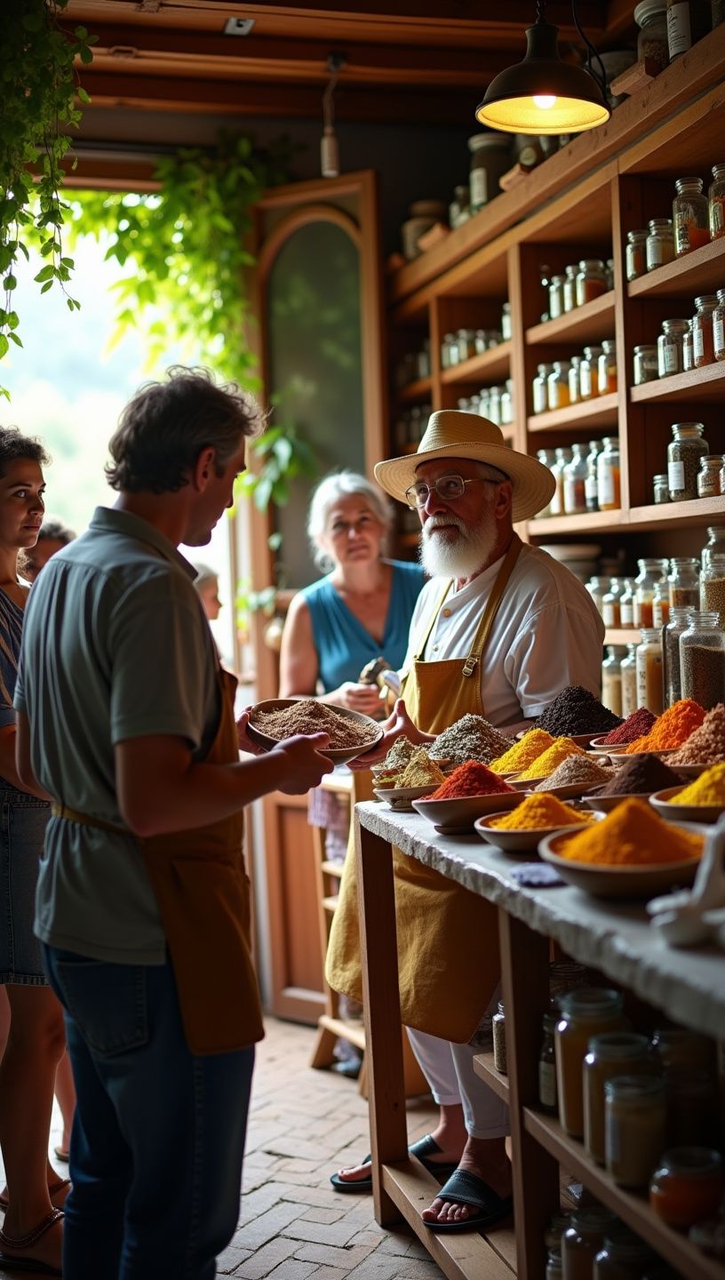 Κοντινό πλάνο από κουρκουμά και μέλι σε μικρό βαζάκι