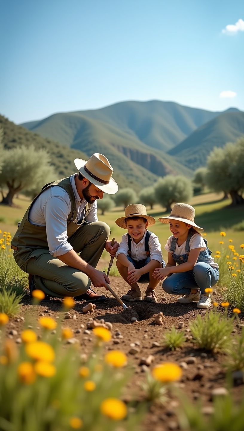 Διακόσμηση με κουρκουμά και μέλι πάνω σε λευκό τραπεζομάντιλο.